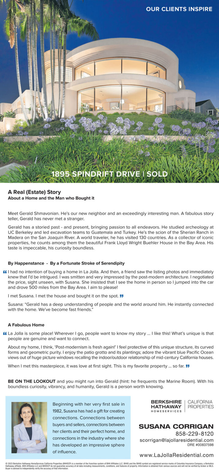 Our Clients Inspire La Jolla Real Estate